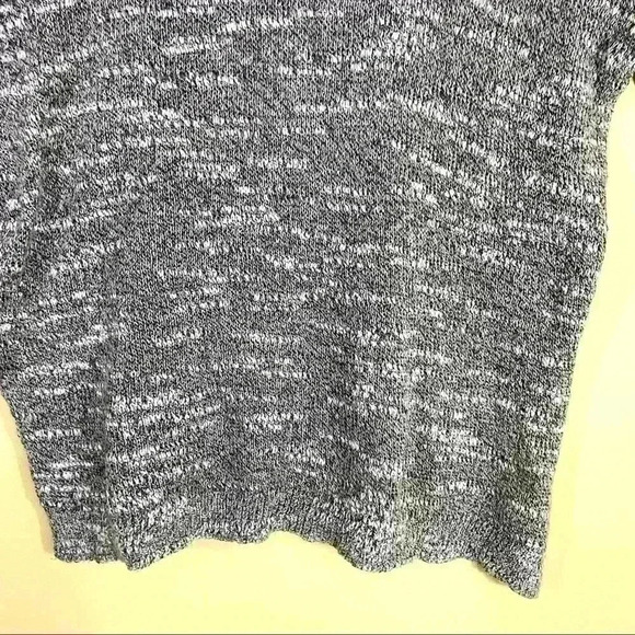 Hollister Boho Gray Cotton Blend Knit Aztec Boat Neck Pullover Sweater Size XS - Picture 11 of 14